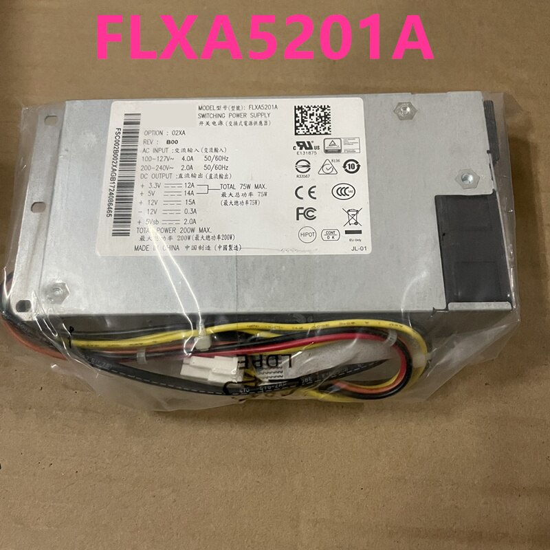 FLXA5201A 02XA 용 Acbel 1U 200W 용 새 원본 스위칭 전원 공급 장치